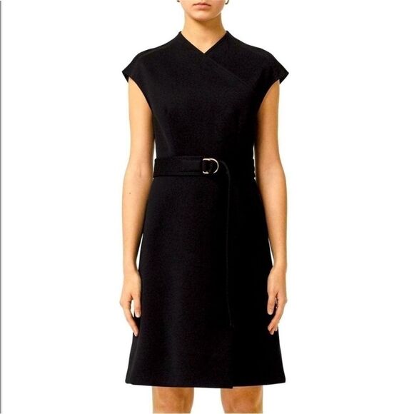 Burberry D-Ring Detail Bonded Jersey Dress in Black- Size 6 $ 1490 NWT - Picture 2 of 10